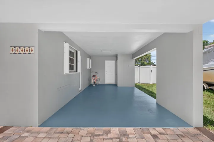 Freshly Painted Floor