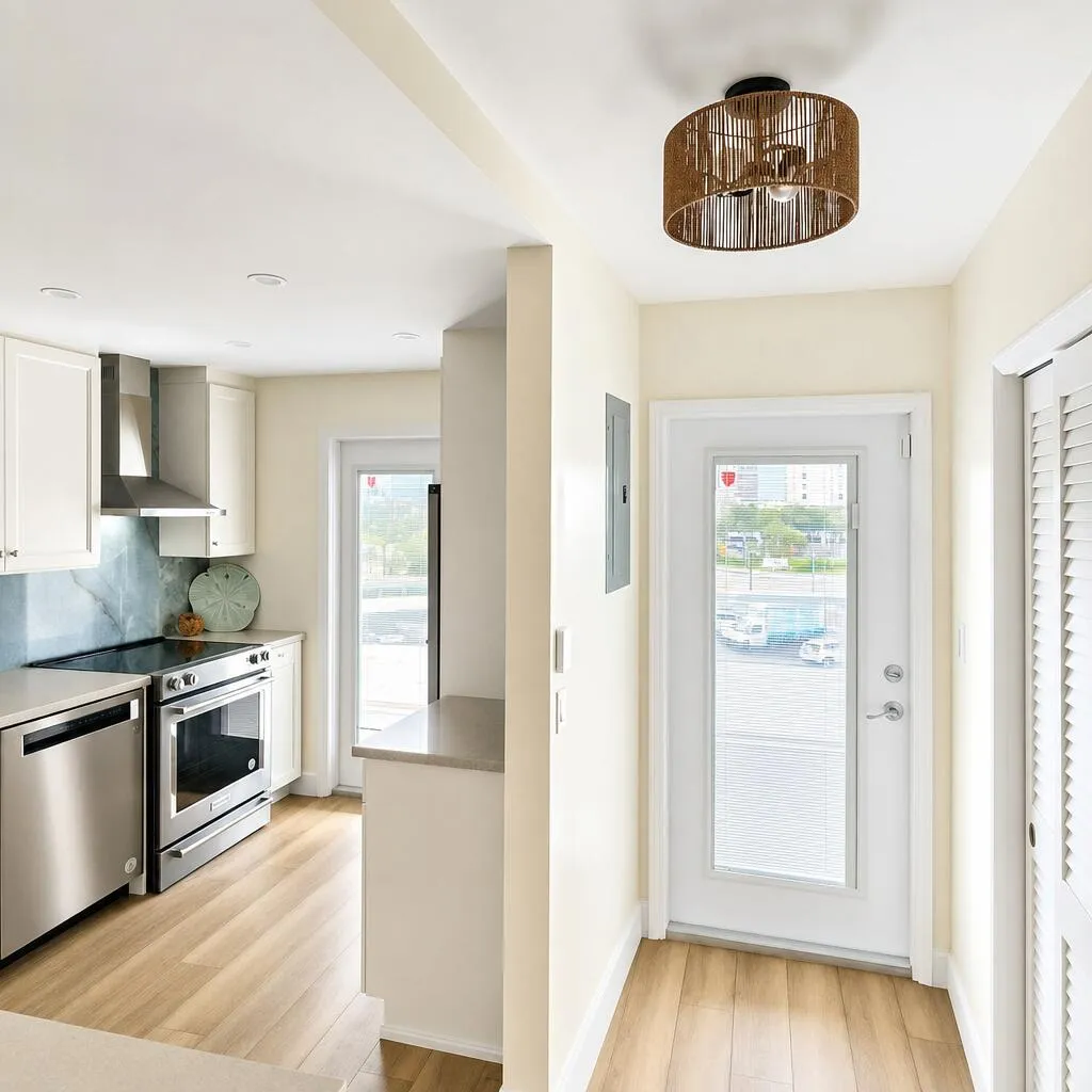 Entryway & kitchen