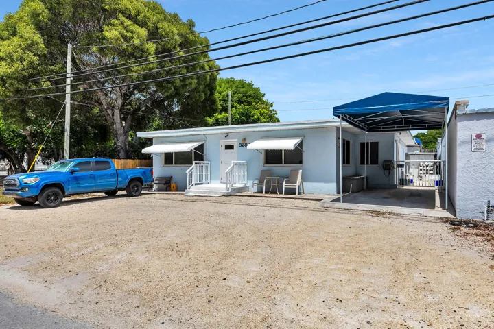 Ample Gravel Parking Area for Vehicles, Work Trucks, Equipment & Boats