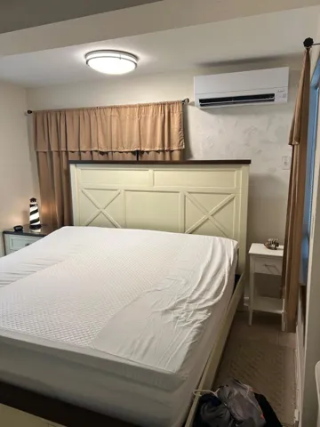 Unit B Bedroom Suite featuring Brand-New Mini-Split AC System