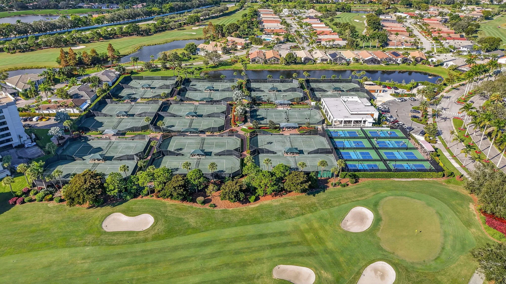 TENNIS AND PICKLEBALL COURTS