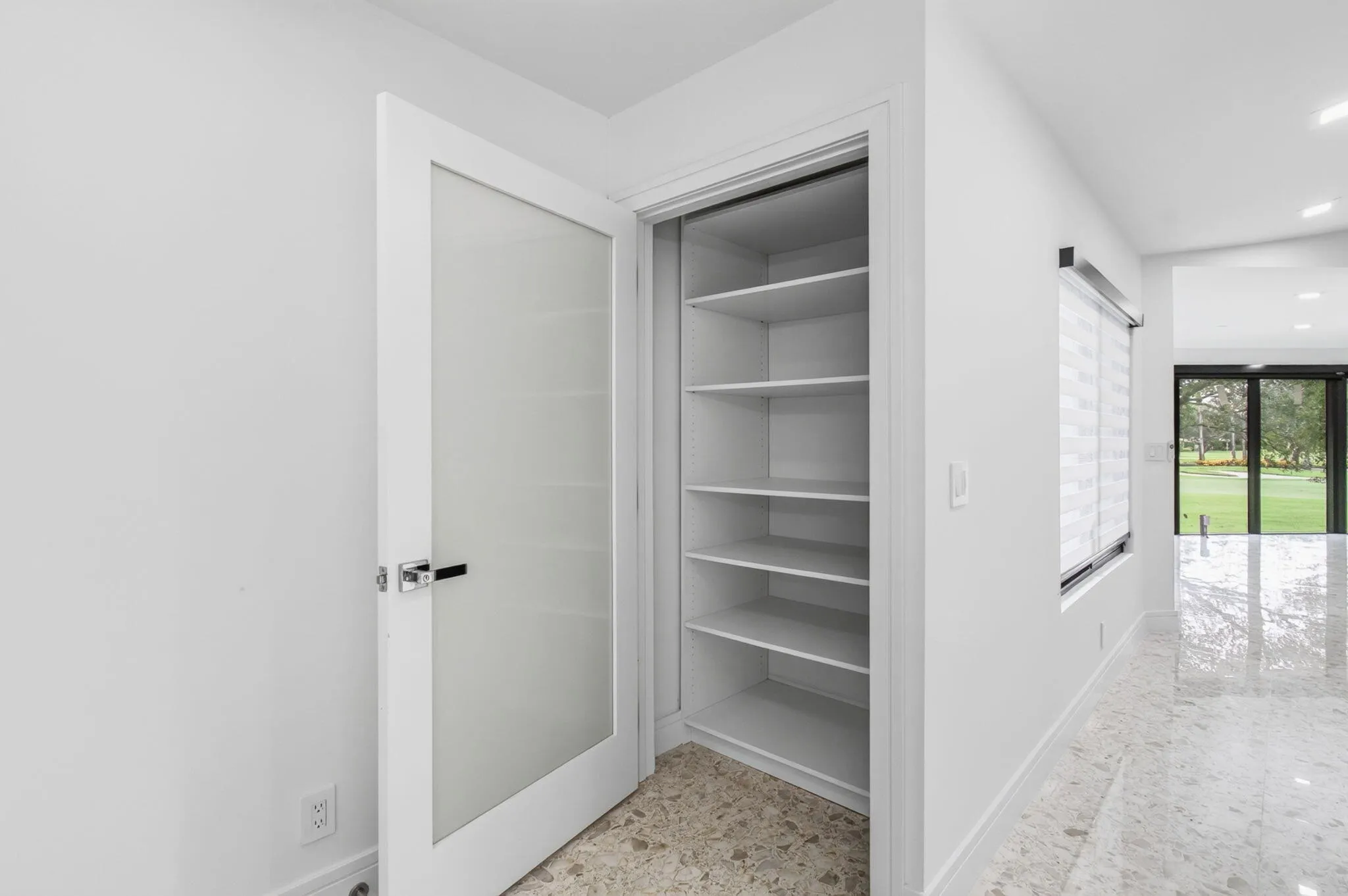 Closet after entering front door