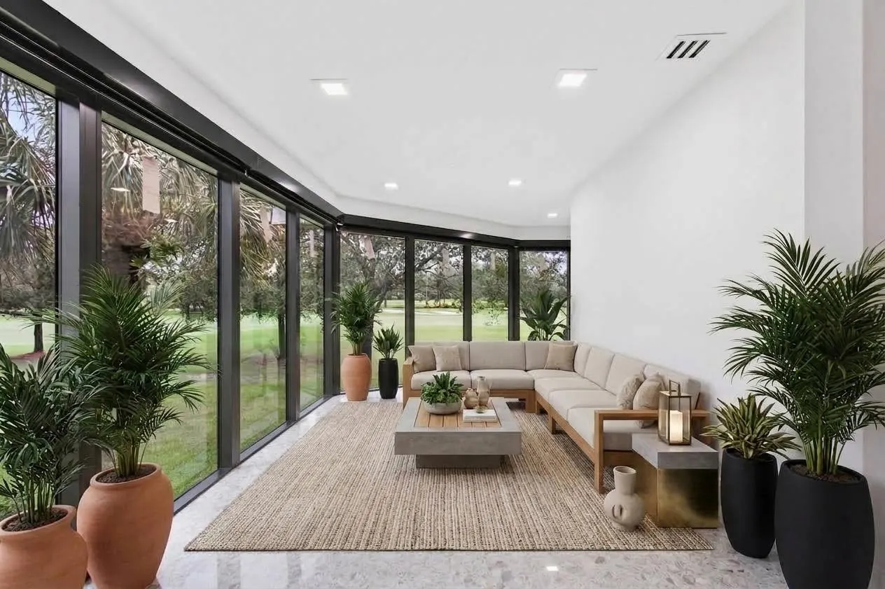 virtually staged Lanai