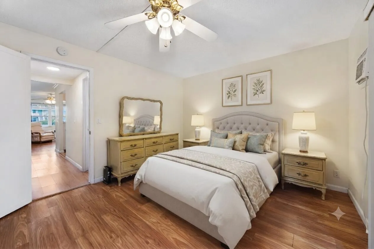 Virtually Staged Bedroom