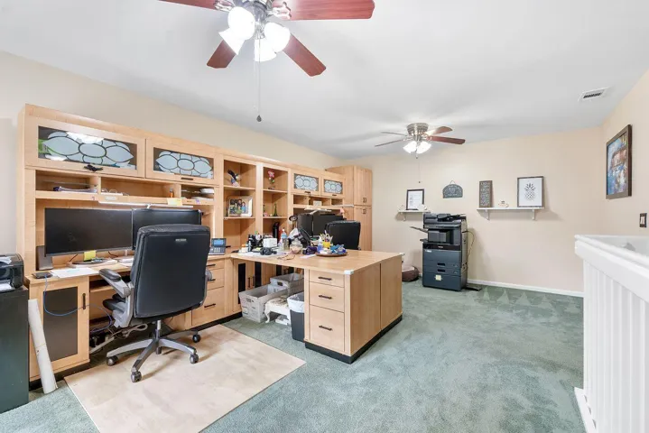 Large loft great for an office of playroom