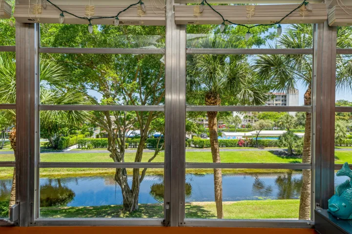 VIEW FROM SUNROOM