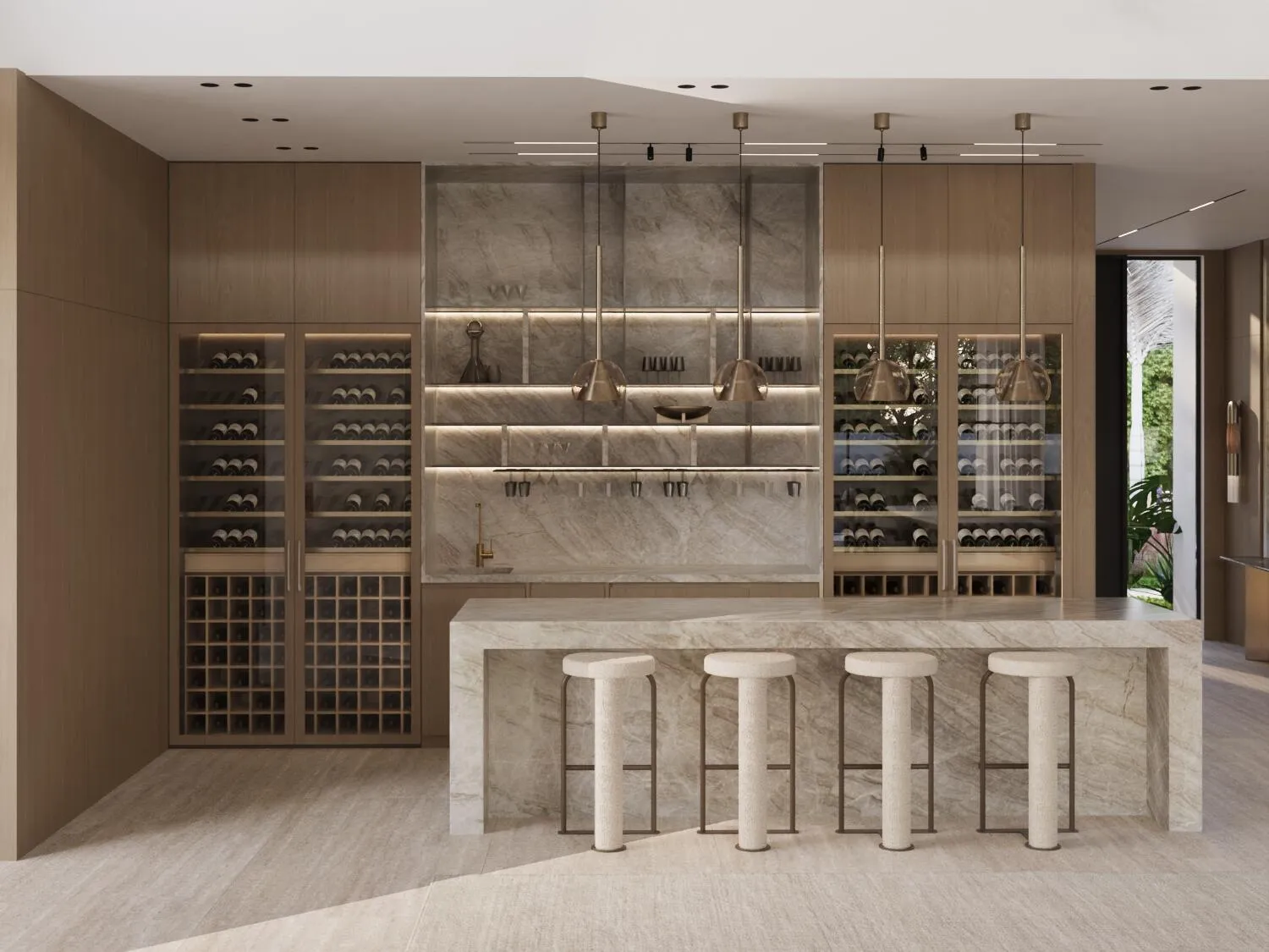 Bar area