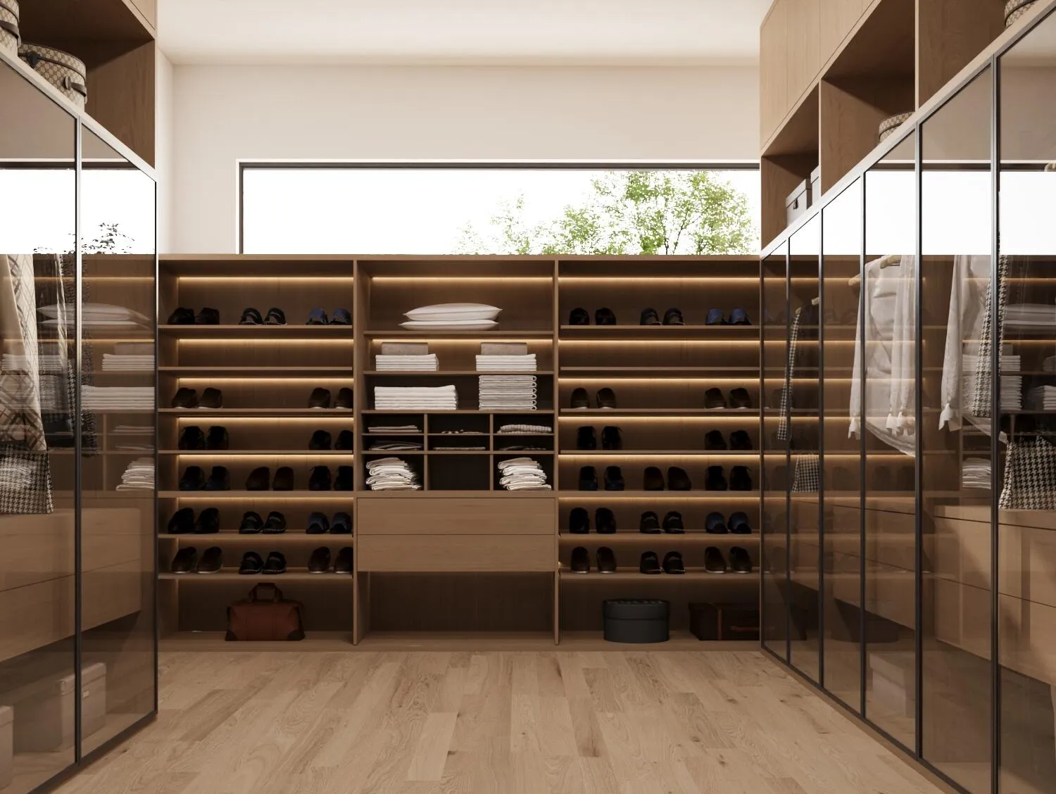Primary closet
