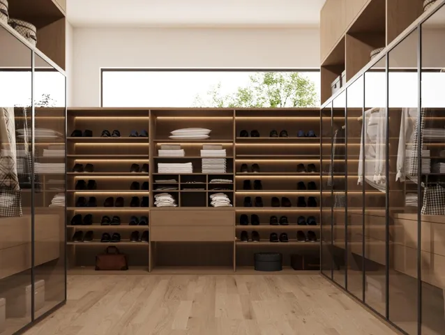 Primary closet