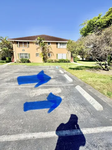Two parking spaces