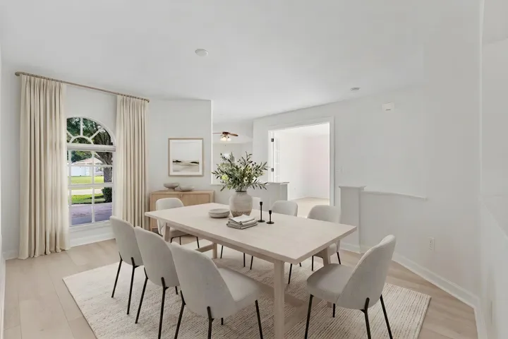 dining room virtual staging