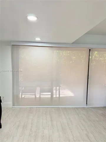 Blackout blinds to patio