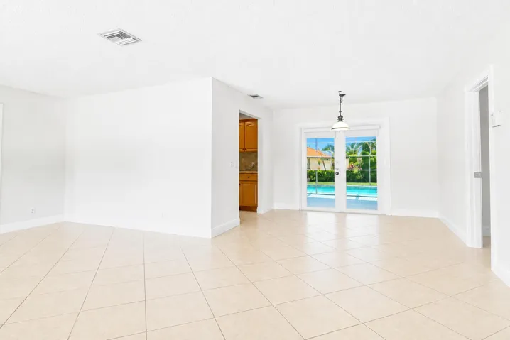 view of dining area from living room