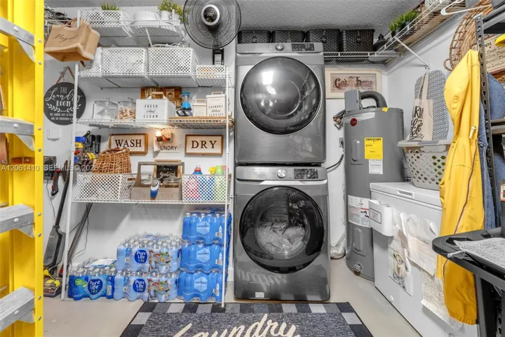 Laundry in Garage (newer appliances)