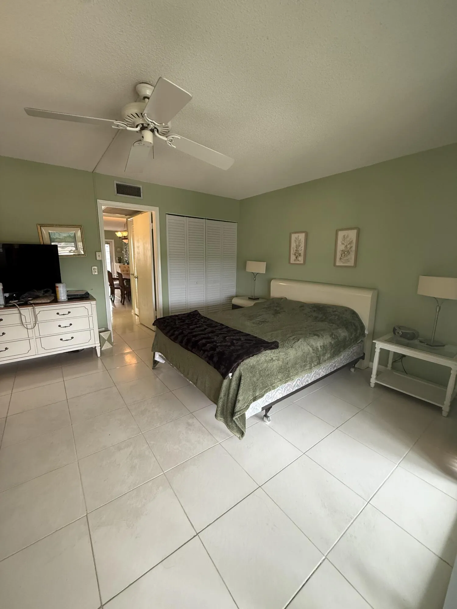 another wide view of the mster bedroom