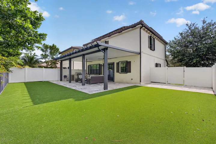 Fenced in Backyard