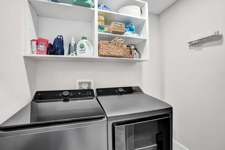 Inside laundry
