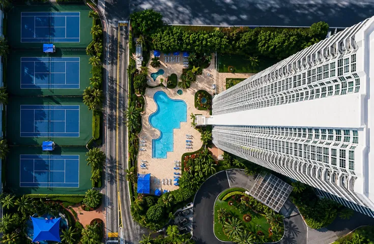 Tennis courts