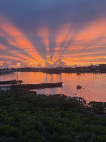 No AI needed for this one. Spectacular sunrise from Building 21.
