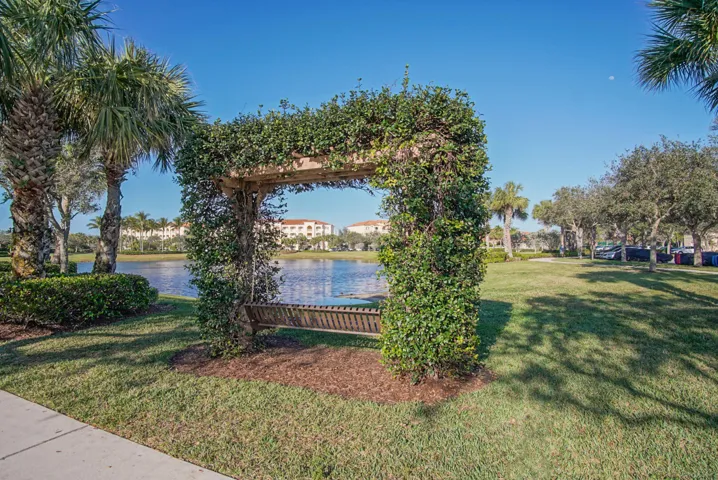 Walk around the ponds or sit and relax and say hi to neighbors while swinging.