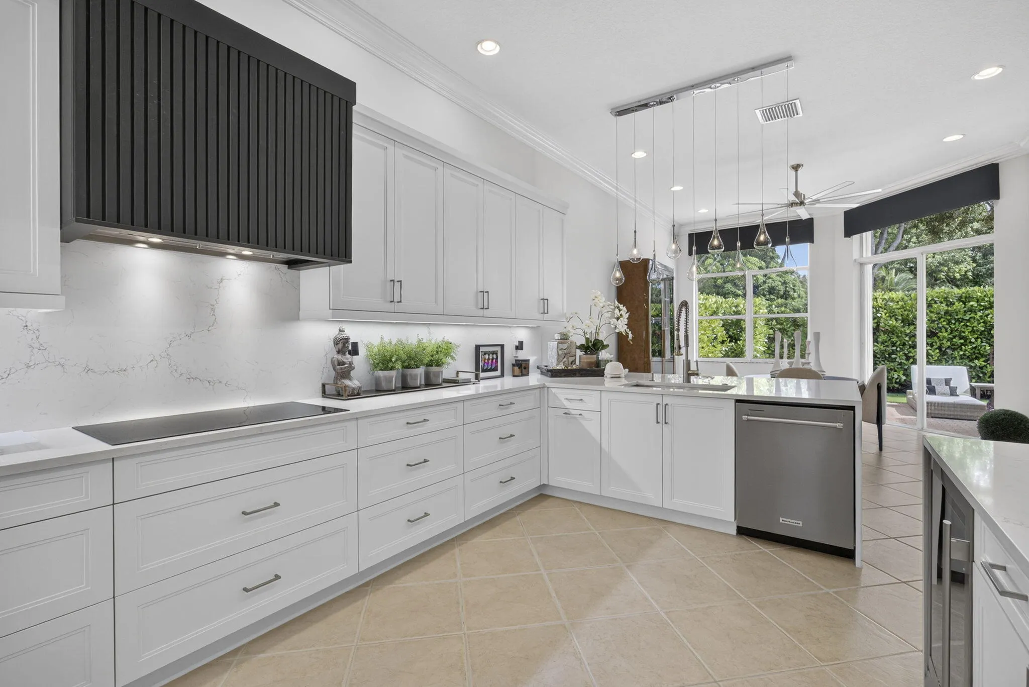Kitchen with New Hood