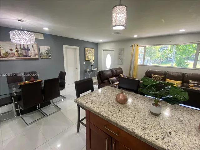 Open Living, kitchen, Dining