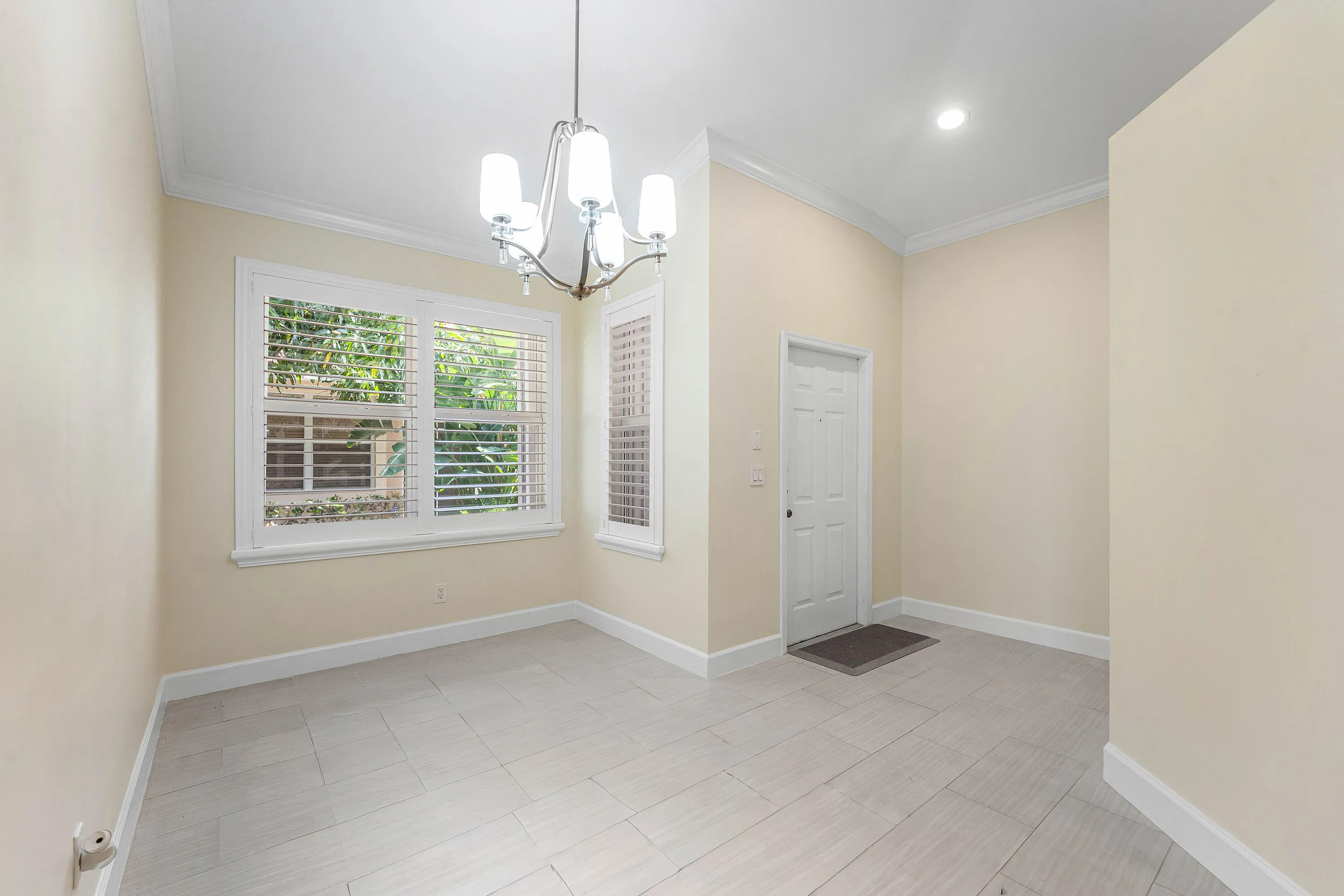 ENTRANCE AND DINING ROOM