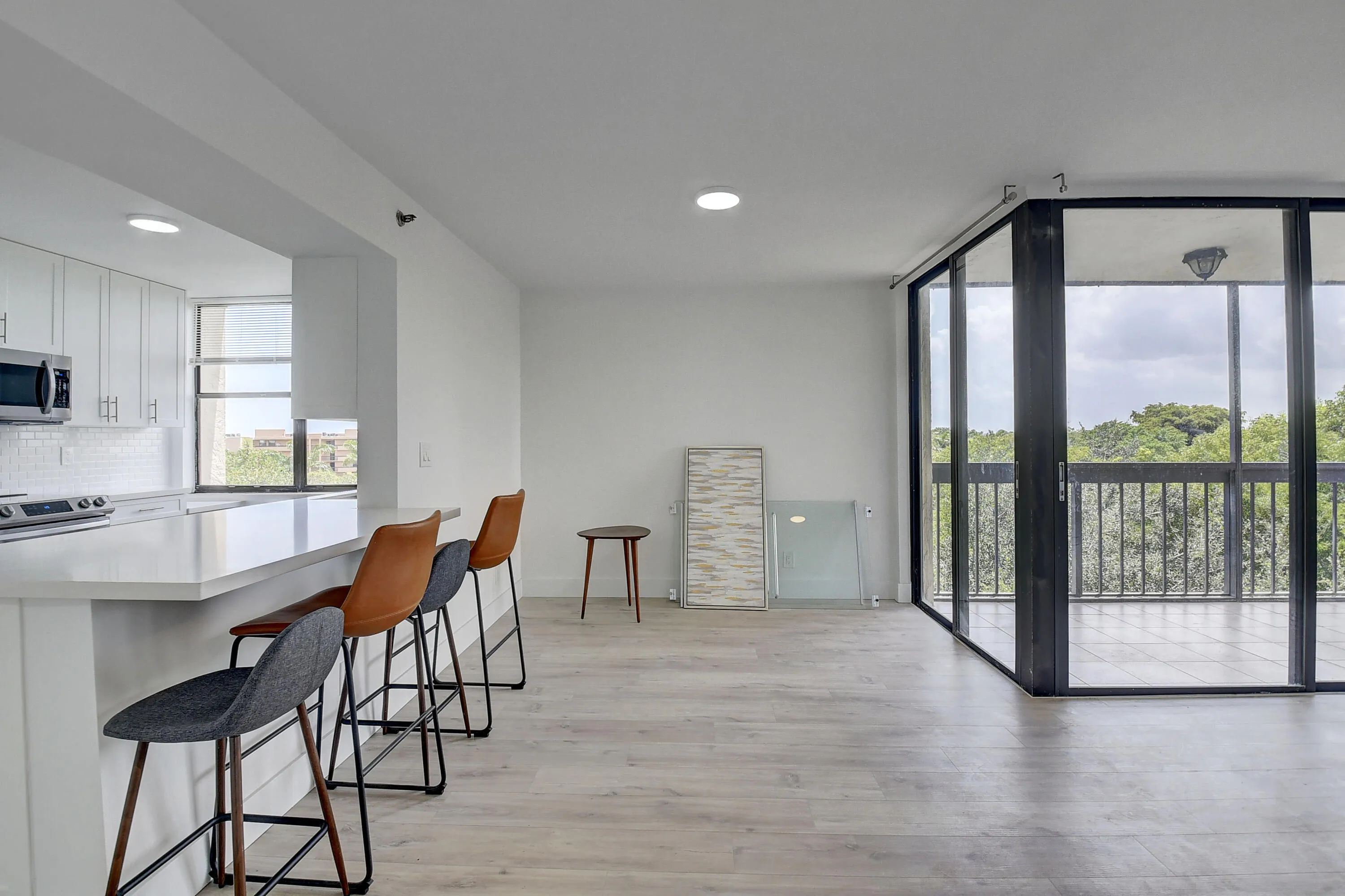 Kitchen Counters and Dining Area