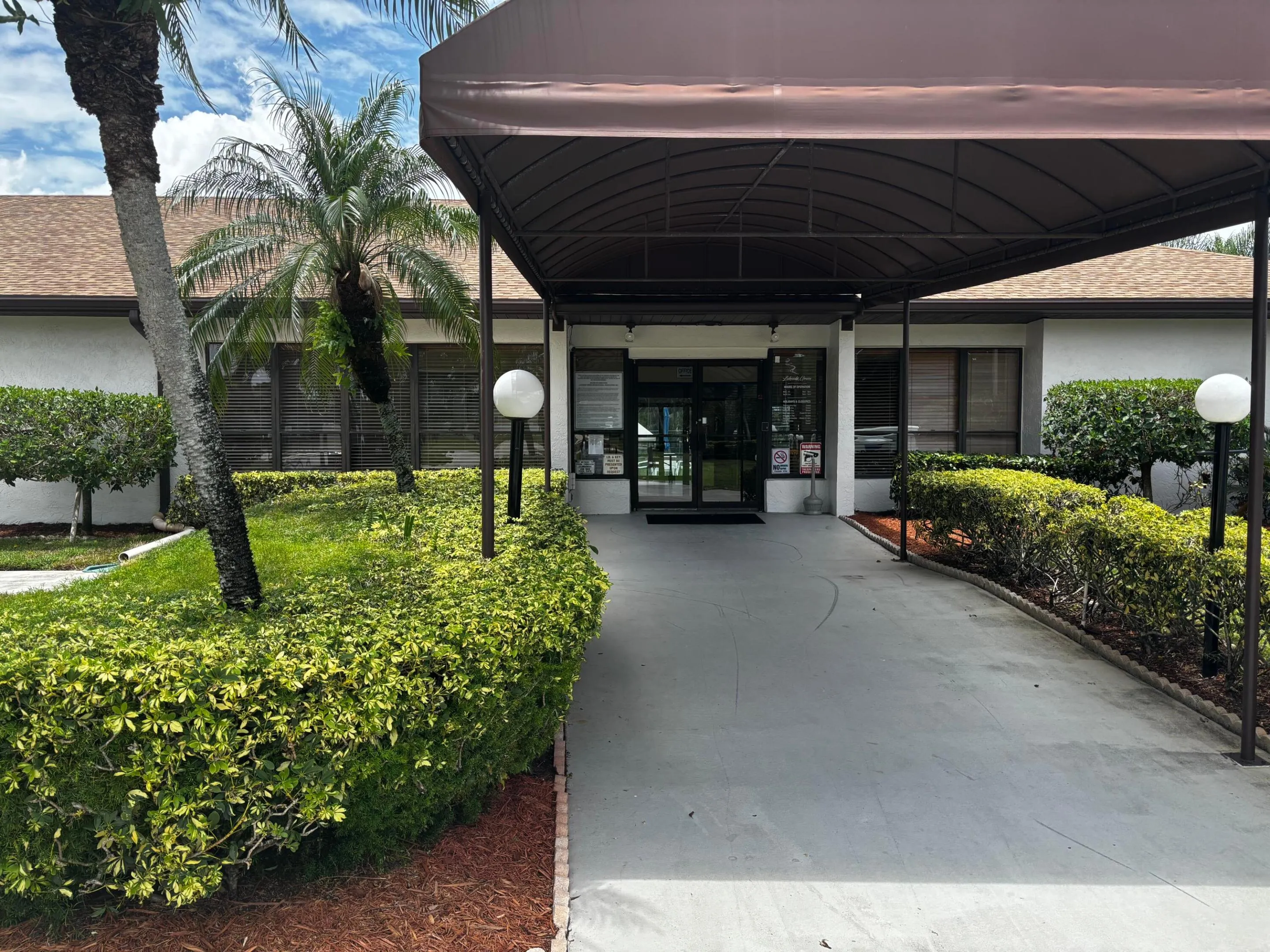 Clubhouse Entrance