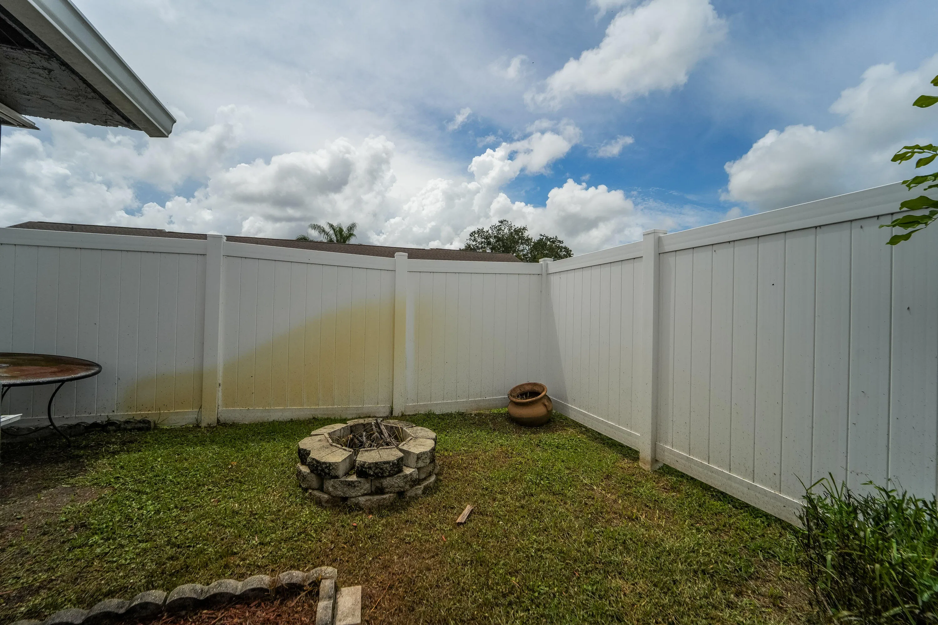 Fenced in Backyard