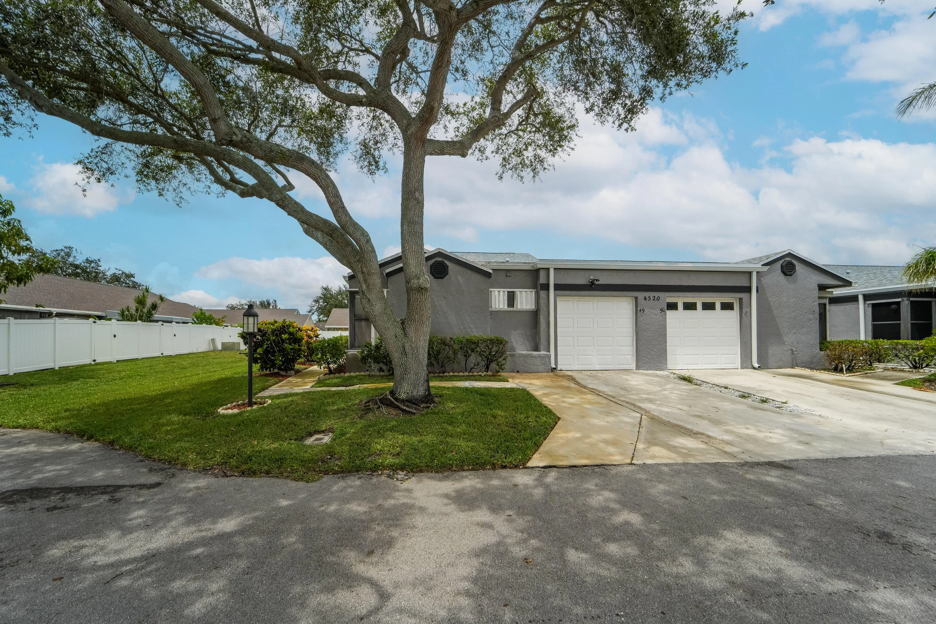 Driveway with Extension and 1-Car Garage