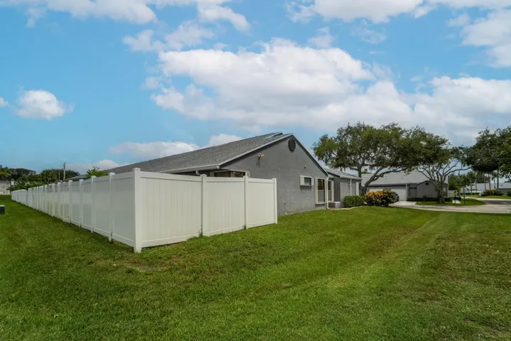 Side Exterior of Unit