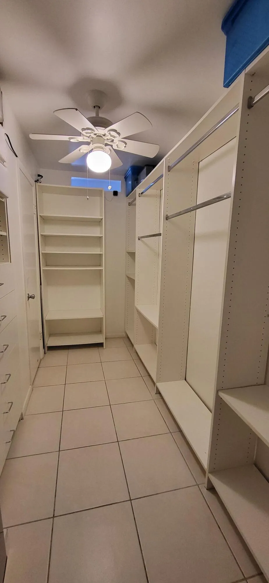 Master bedroom walk- in-closet