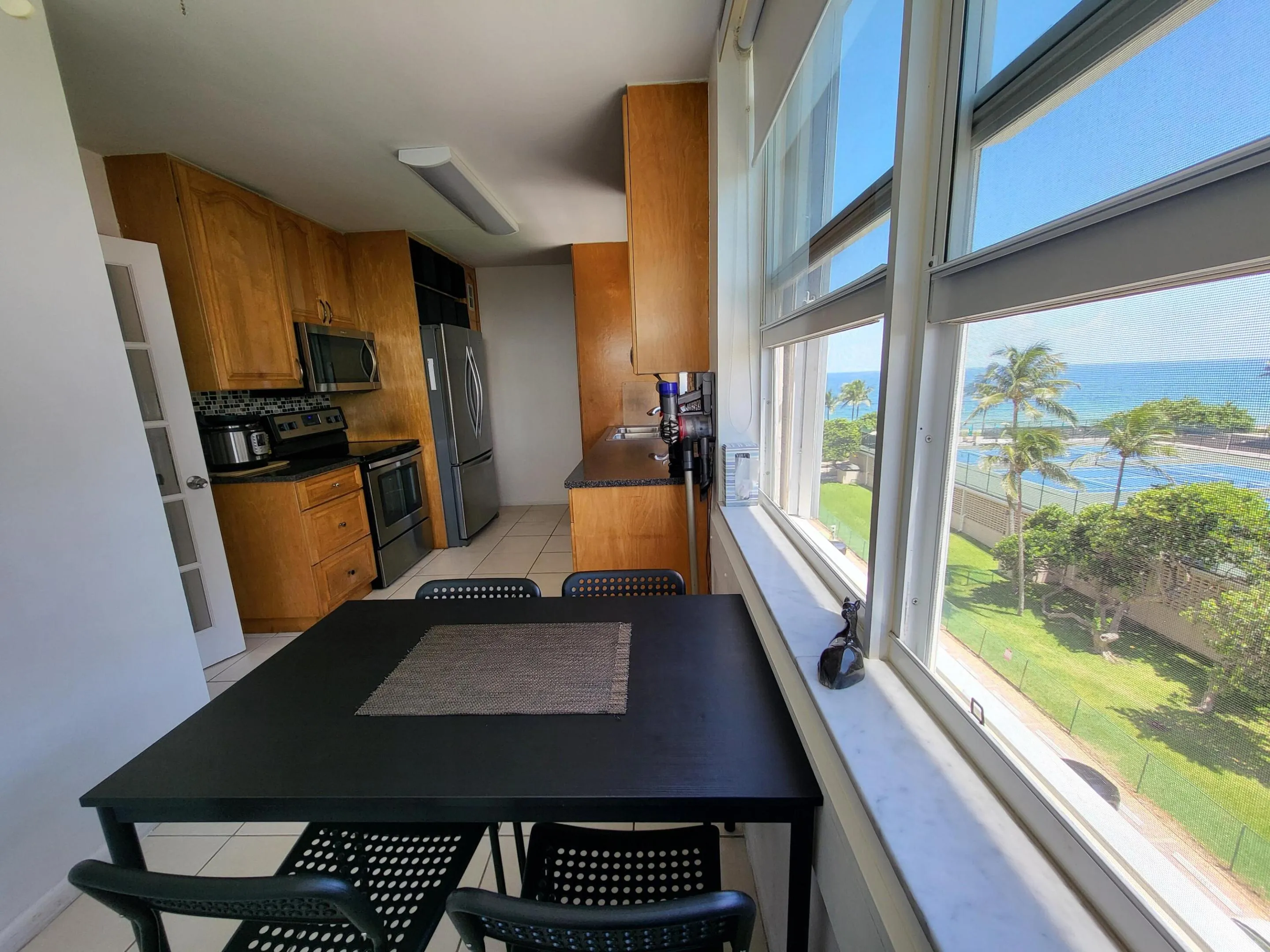 view from the kitchen