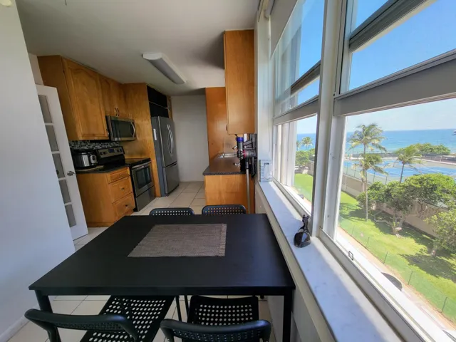 view from the kitchen