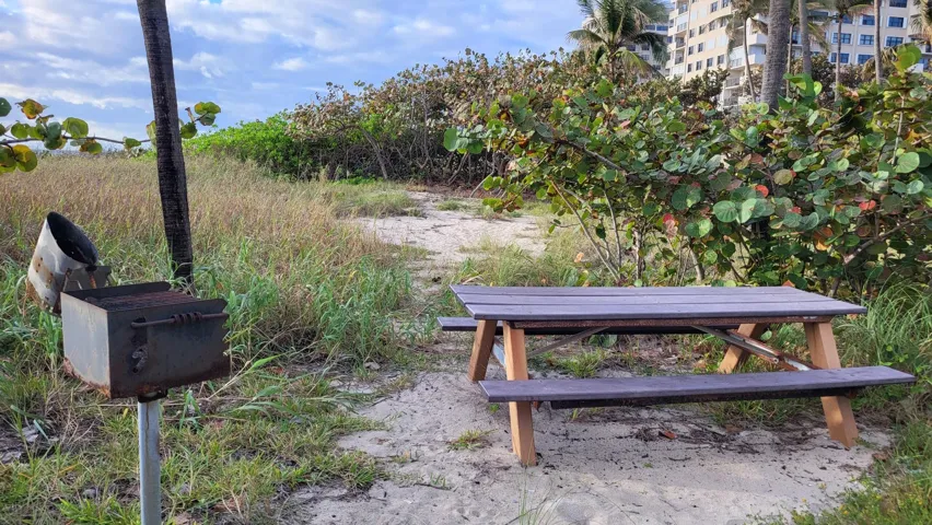 BBQ on the beach area