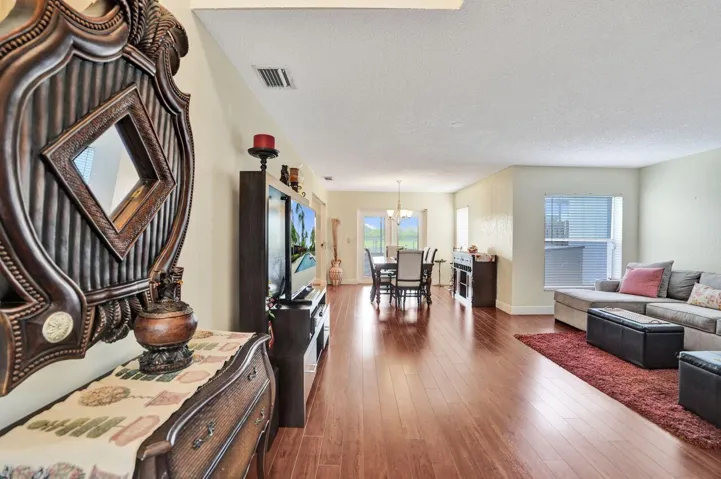 AS YOU WALK INTO THE HOME