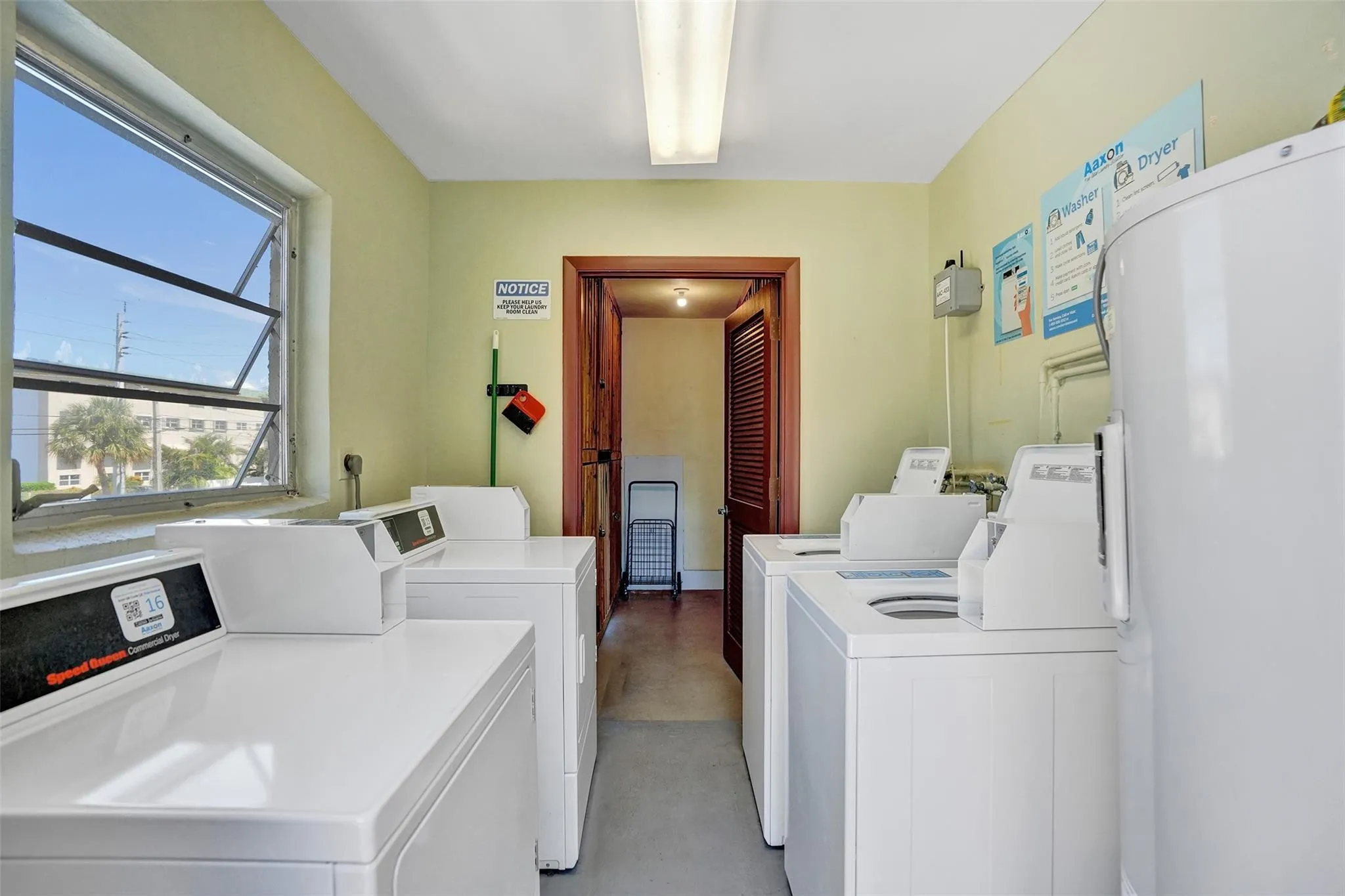 Laundry room.
