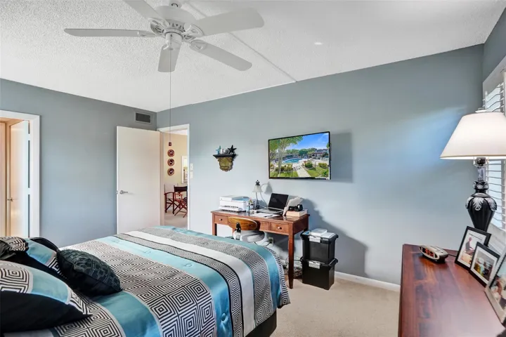 Spacious bedroom designed for comfort and relaxation.