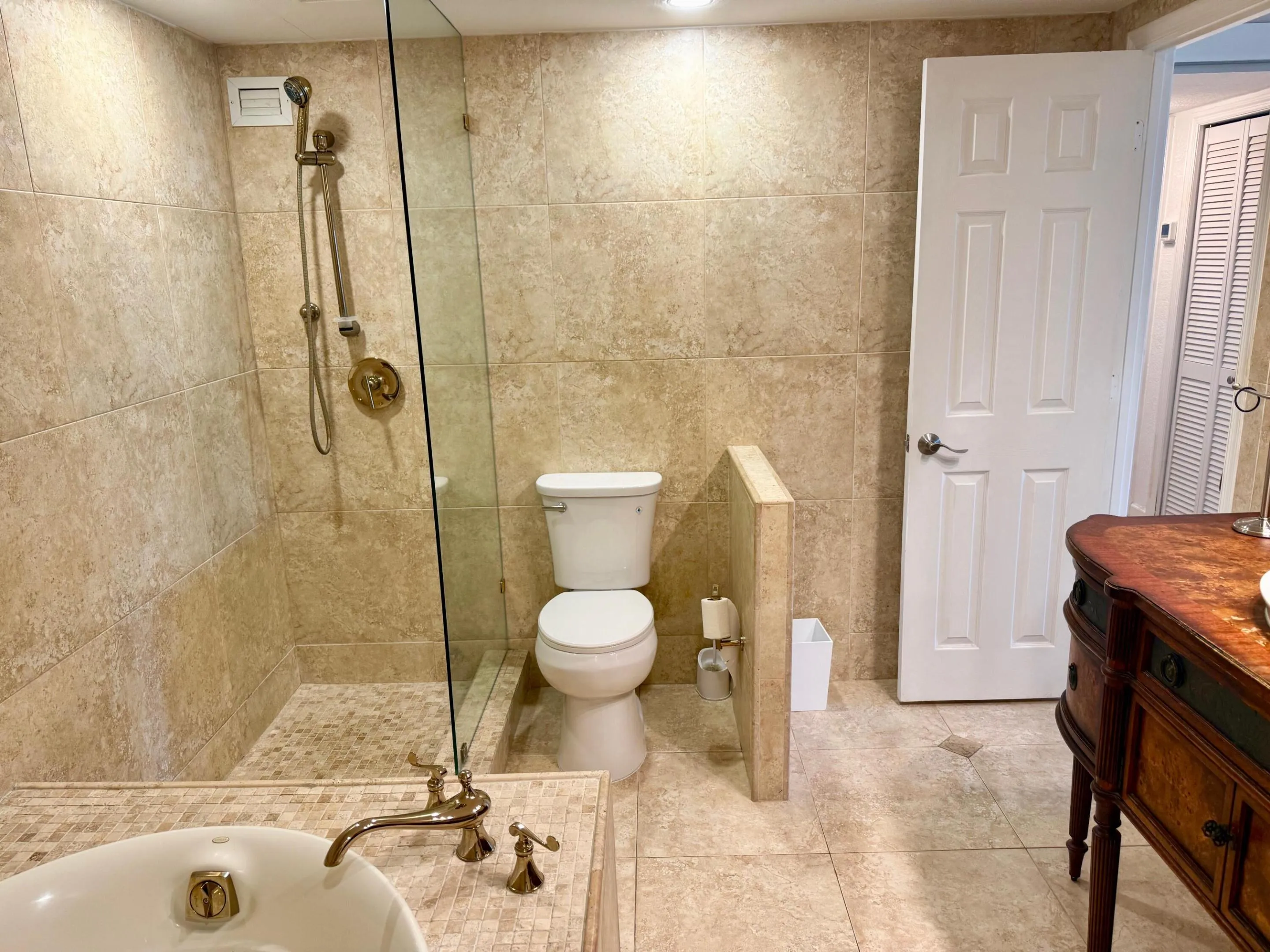 Primary Bath with Tub & Separate Shower