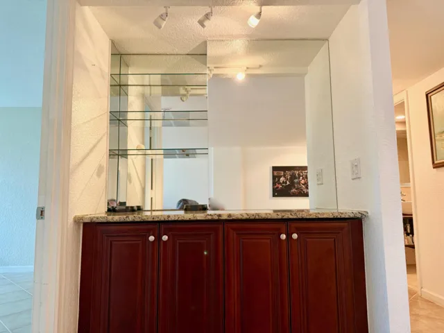 Bar Area with extra storage