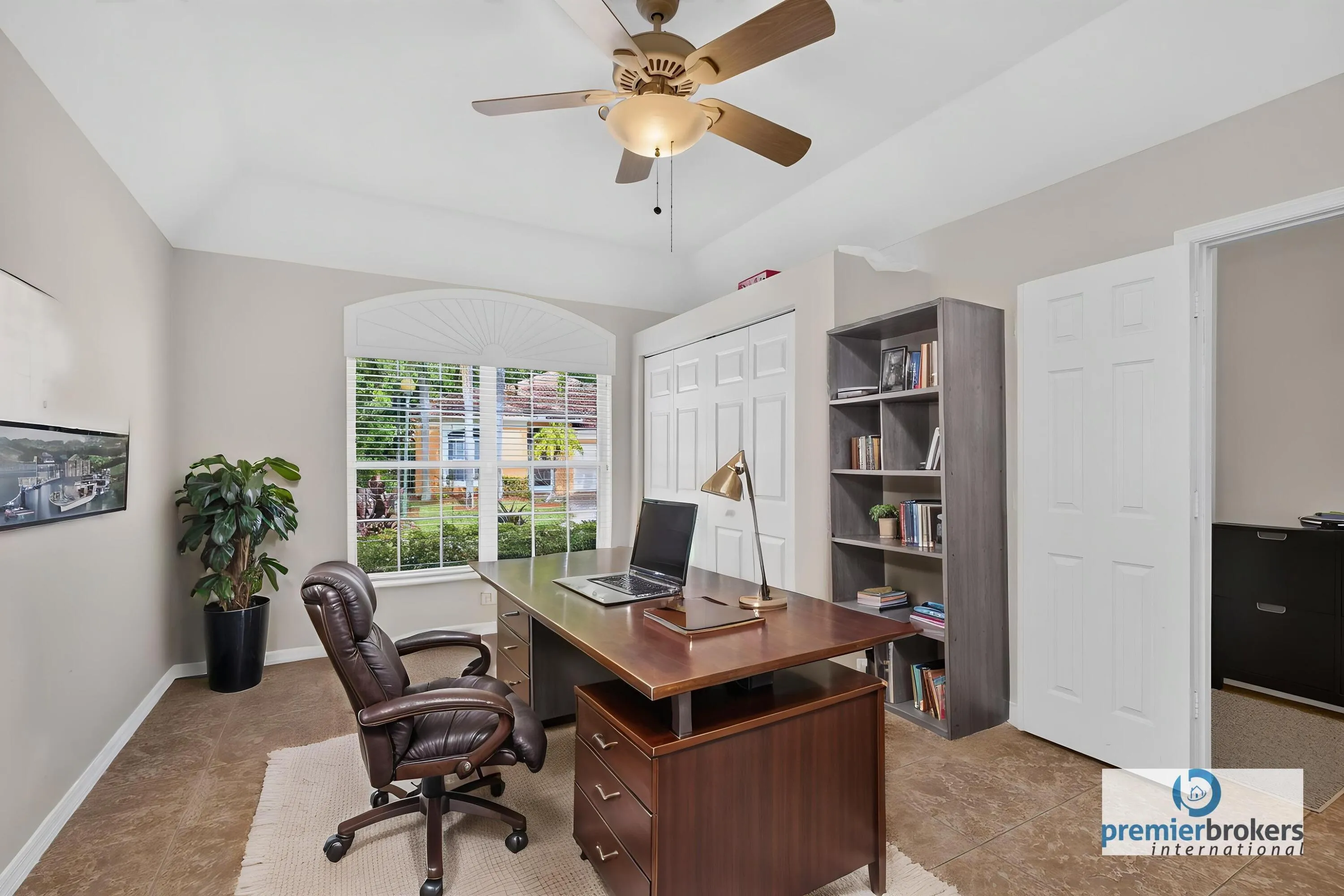 staged as office