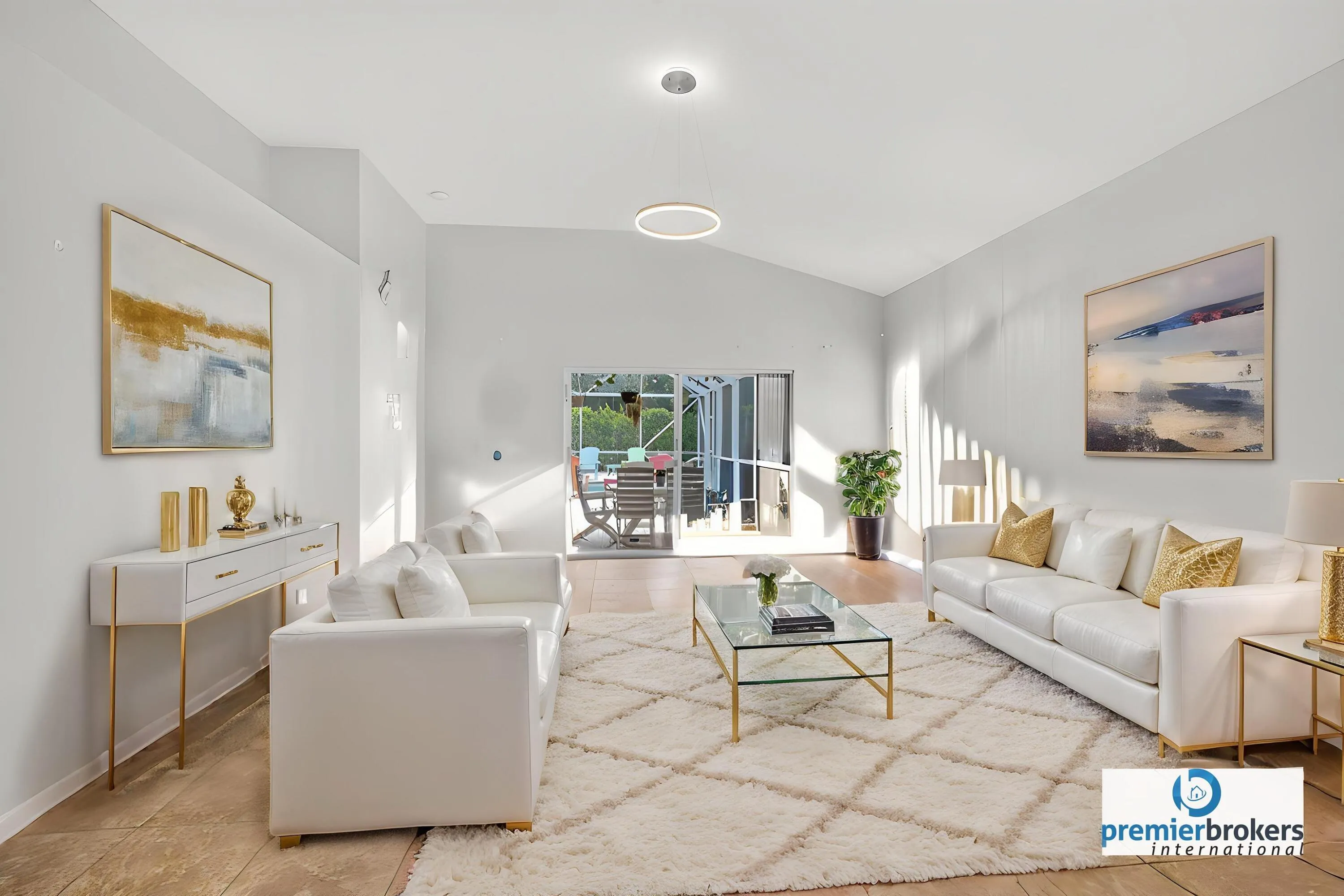 Staged Living Room