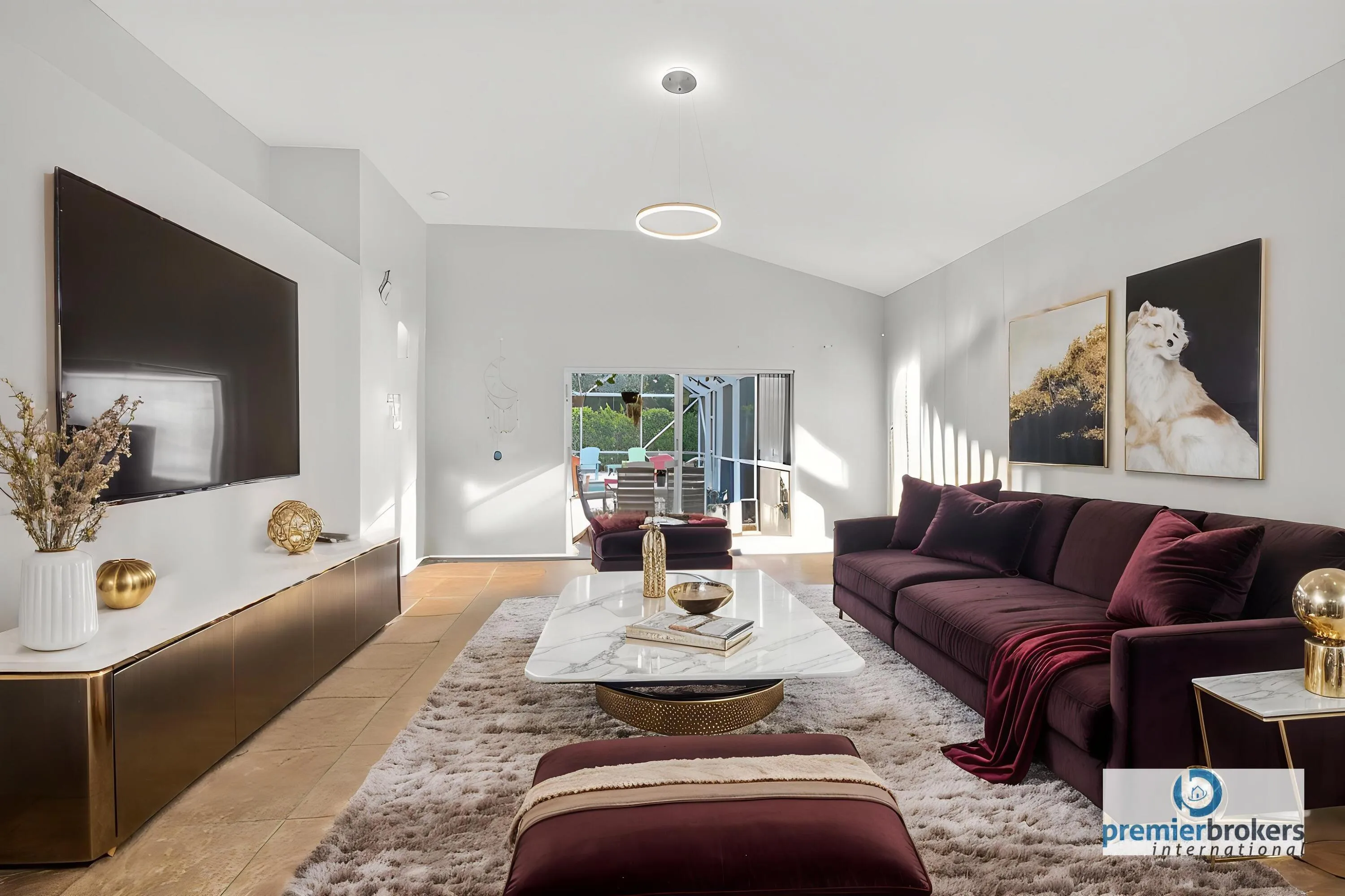 Staged Living Room