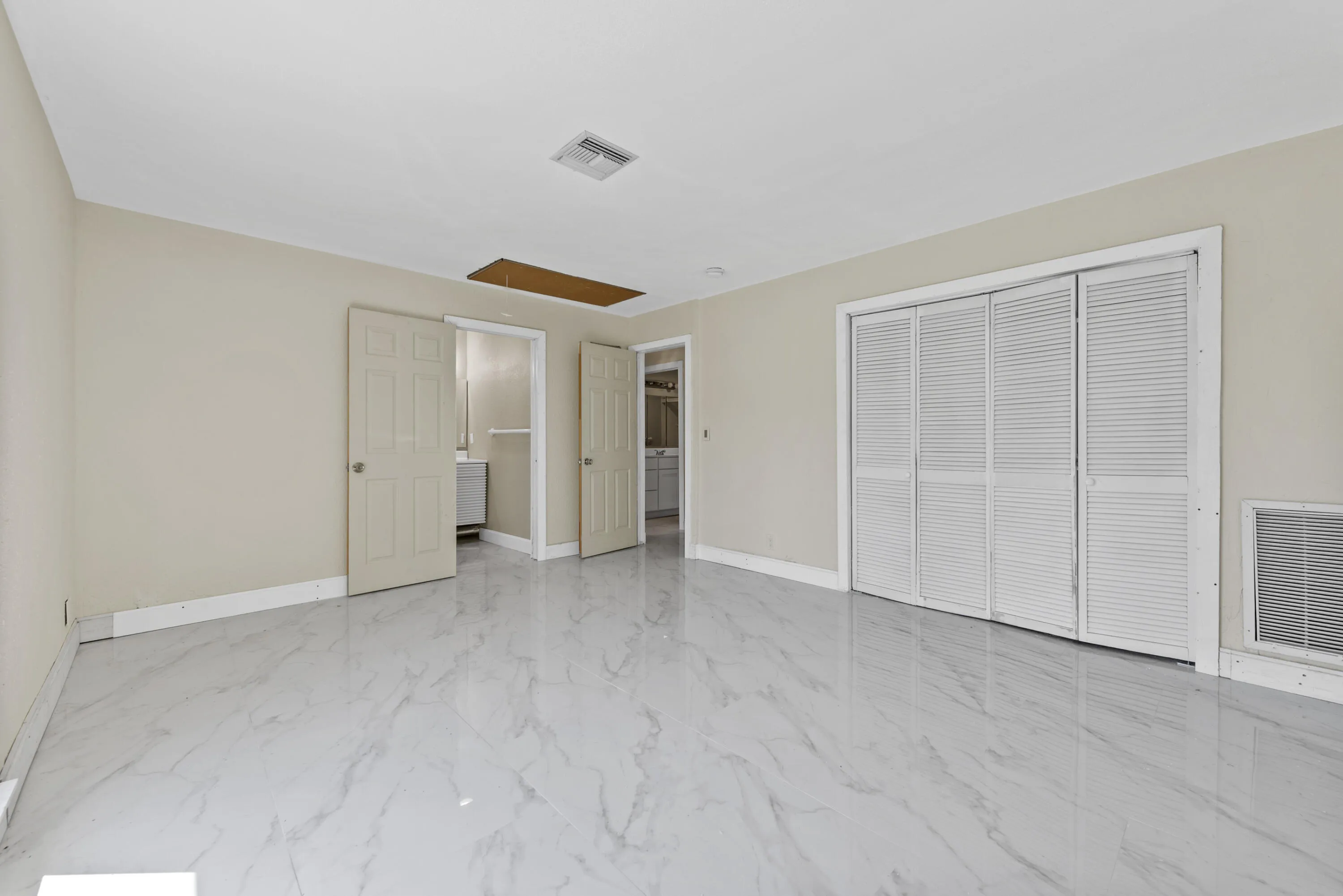 Primary with private bathroom