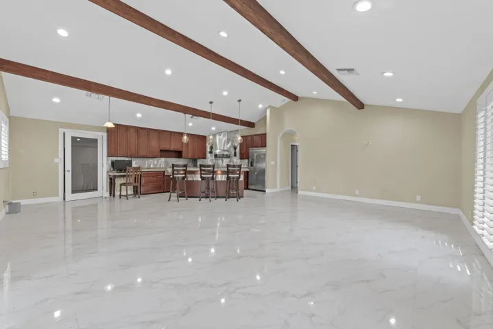 Grand entrance with Cathedral ceiling