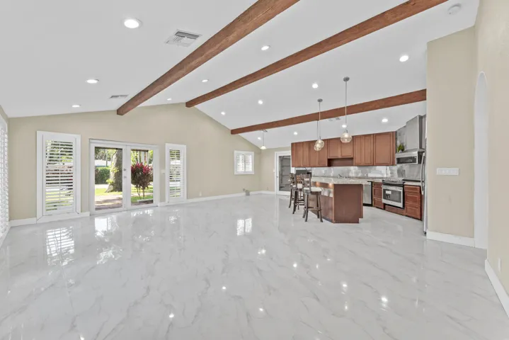Large open concept great room