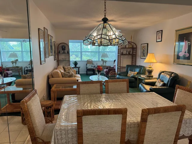 The Living Room & Dining Area