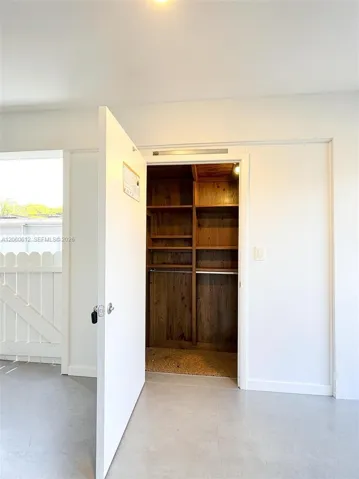storage room in the carport