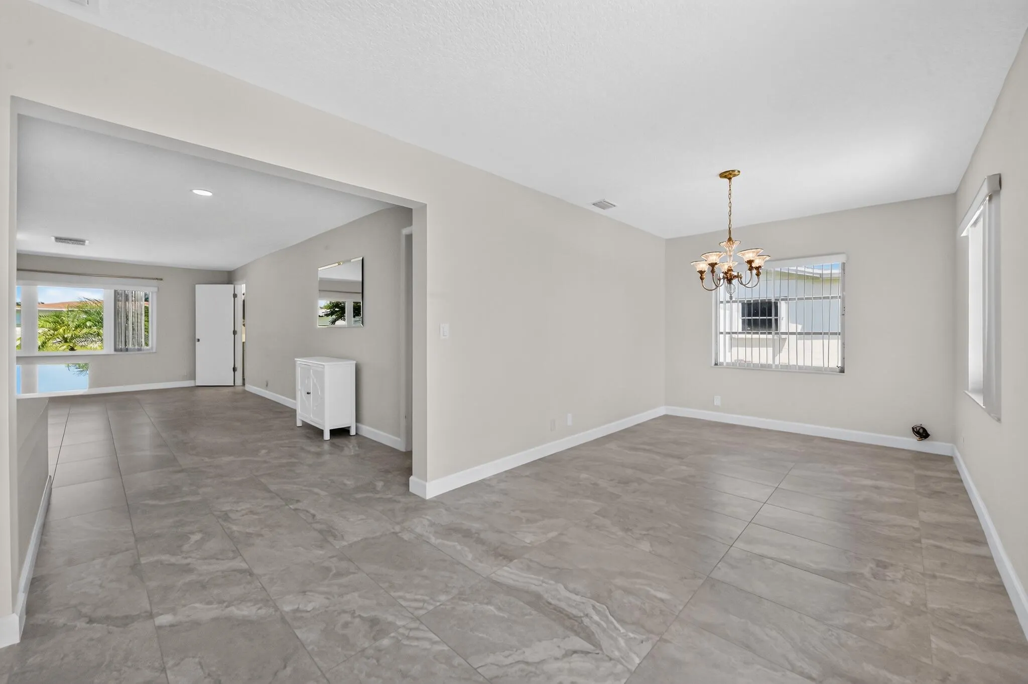 Living Room & Dining Room view